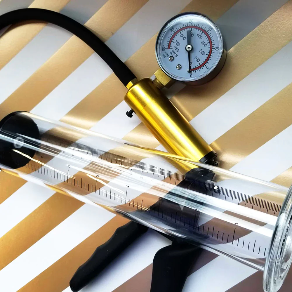 Performance VX6 Vacuum With Brass Pistol & Pressure Gauge Clear Pump - Image 4