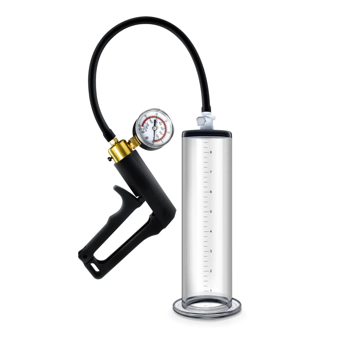 Performance VX7 Vacuum With Brass Trigger & Pressure Gauge Clear Pump - Image 3
