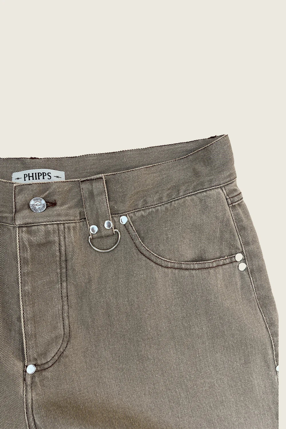 PHIPPS STUD JEAN TAUPE - Image 4