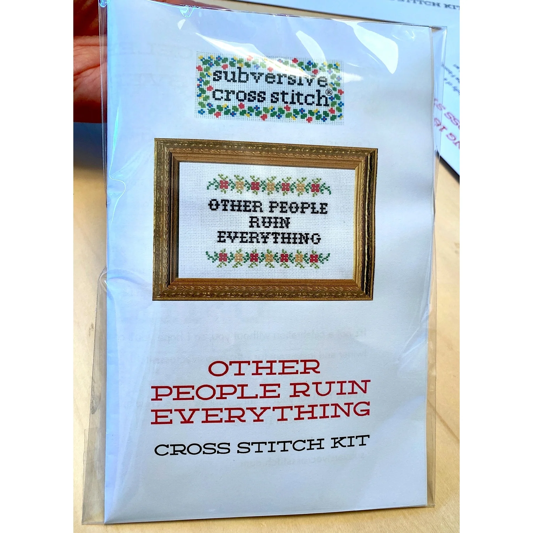 Please Don't Do Coke in the Bathroom - Cross Stitch - Image 2