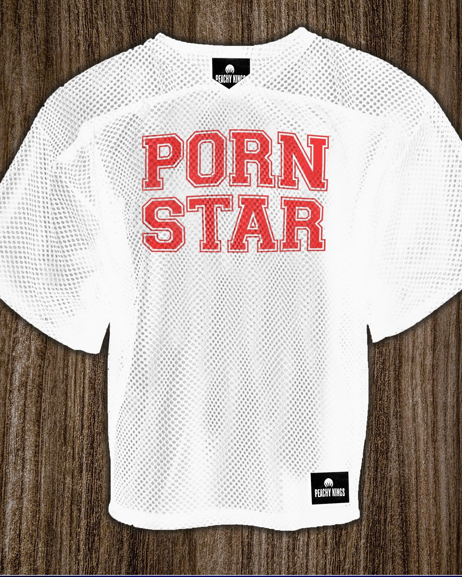 Porn Star Mesh Football Jersey by Peachy Kings - Image 2