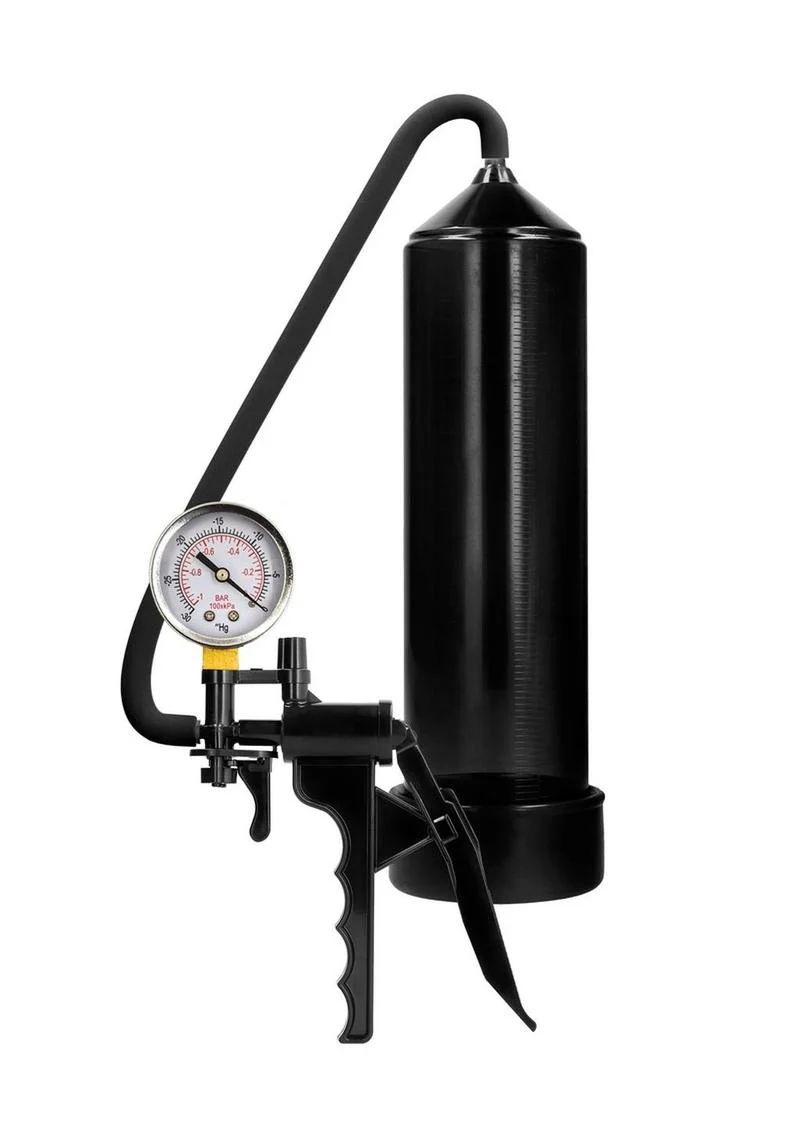 Pumped Lite Beginners Pump with PSI Gage - Black - Image 3