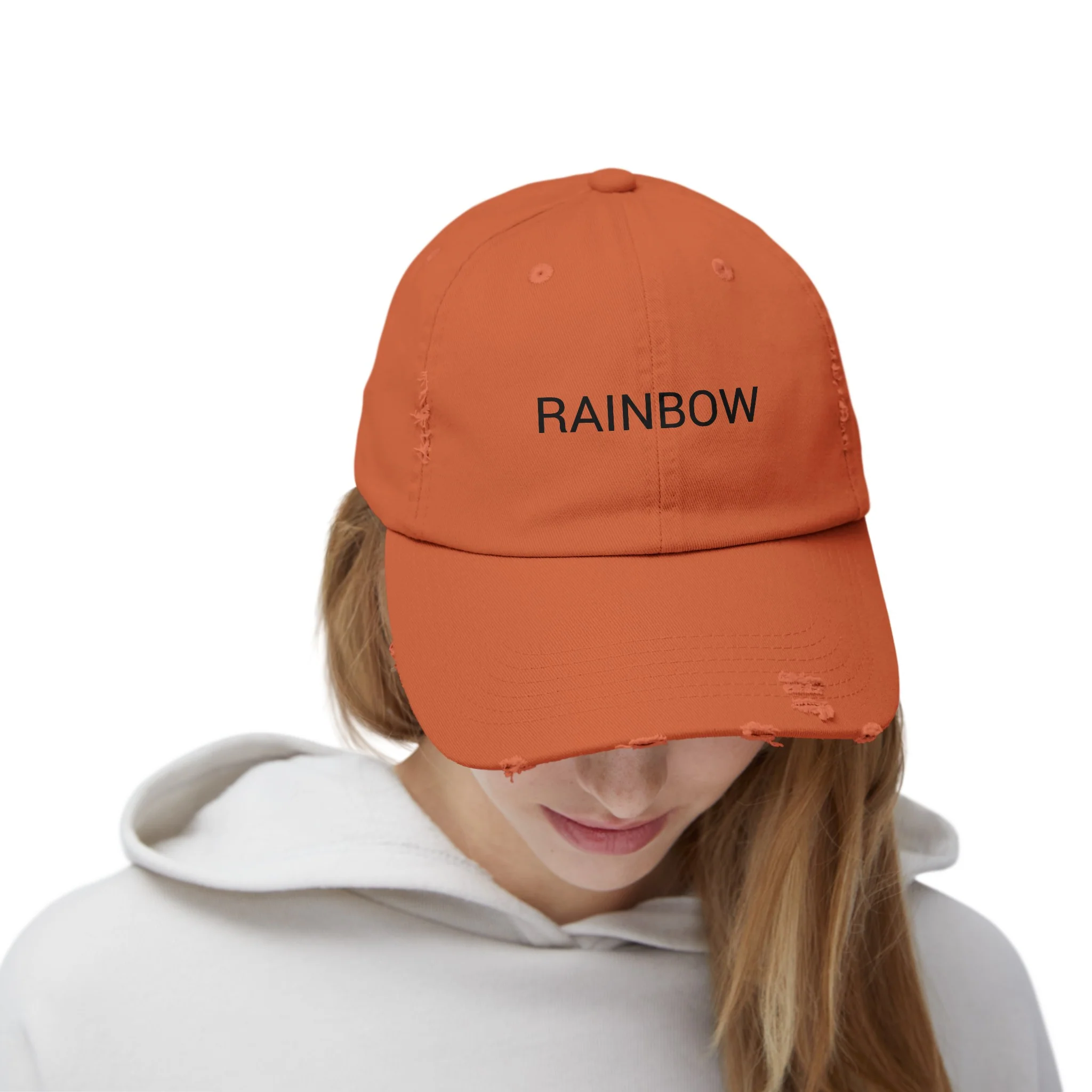 RAINBOW Distressed Cap in 6 colors - Image 12