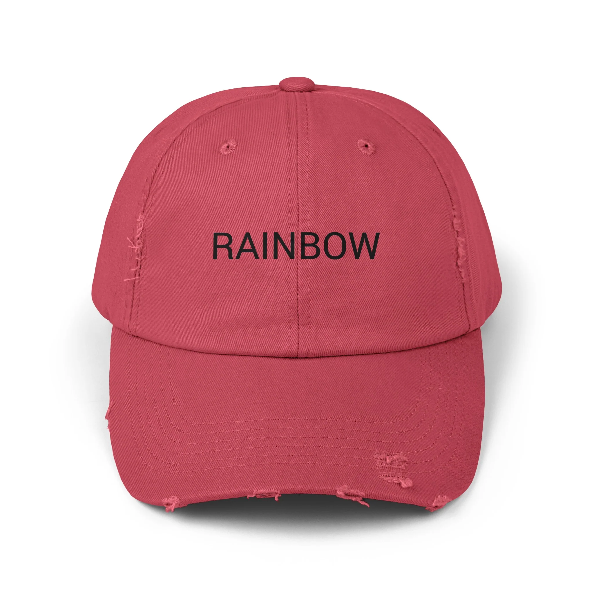 RAINBOW Distressed Cap in 6 colors - Image 3