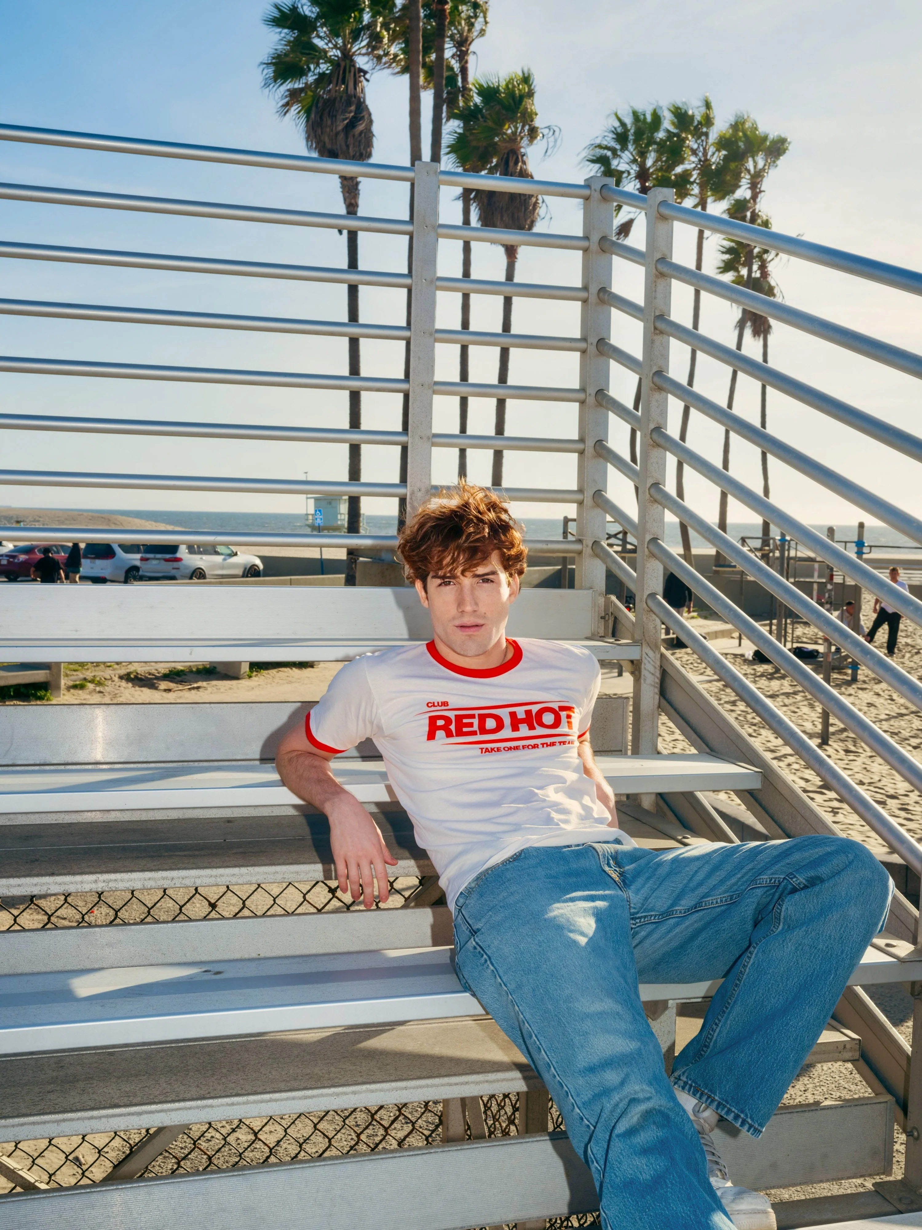 Club Red Hot Ringer Tee - Image 4