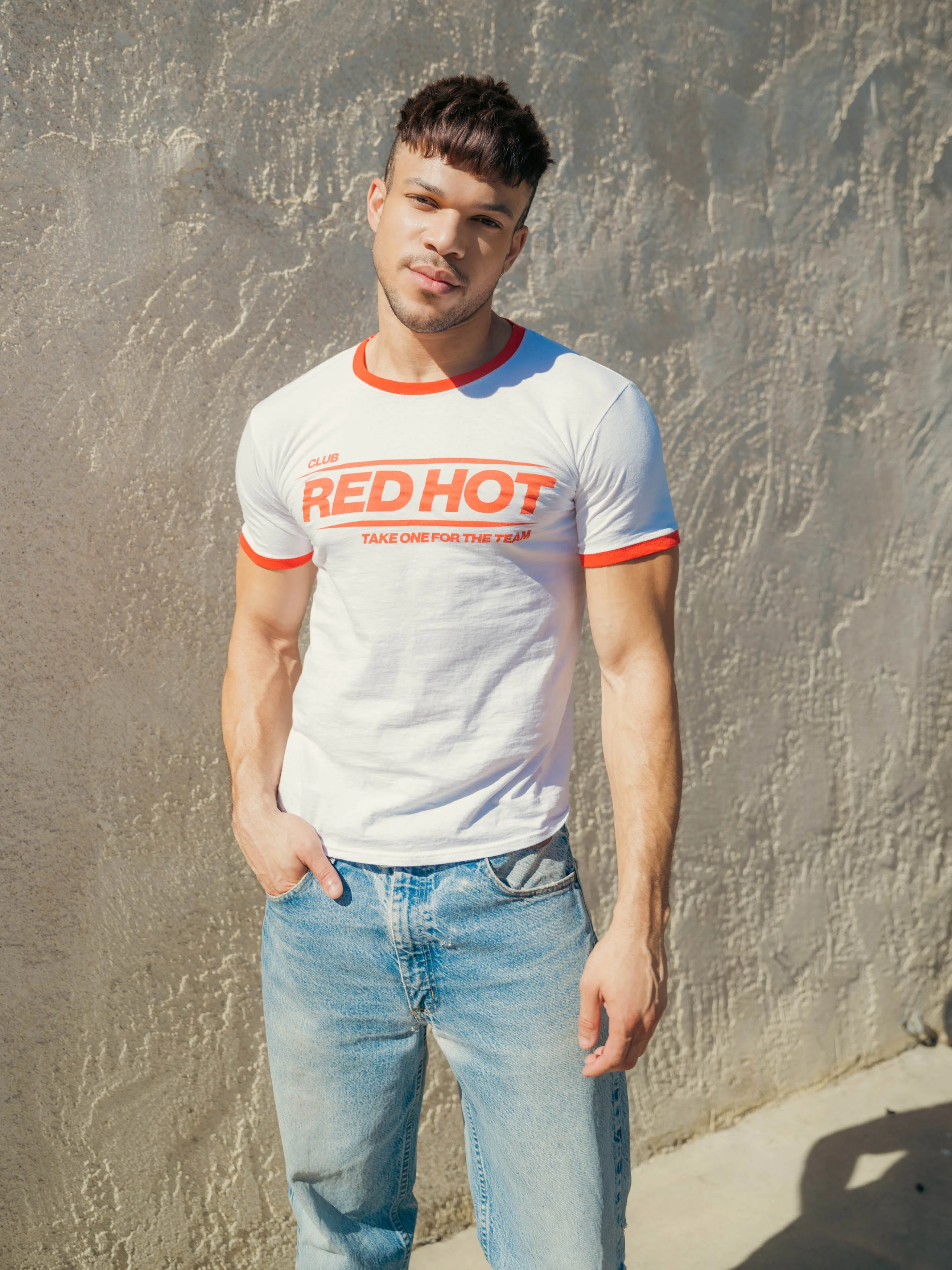 Club Red Hot Ringer Tee - Image 7