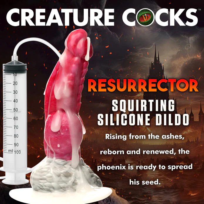 Resurrector Phoenix Squirting Silicone Dildo by creature cocks - Image 2