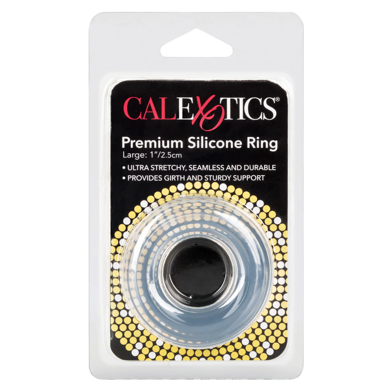 Rings! Premium Silicone Cock Ring - Large - Clear - Image 3
