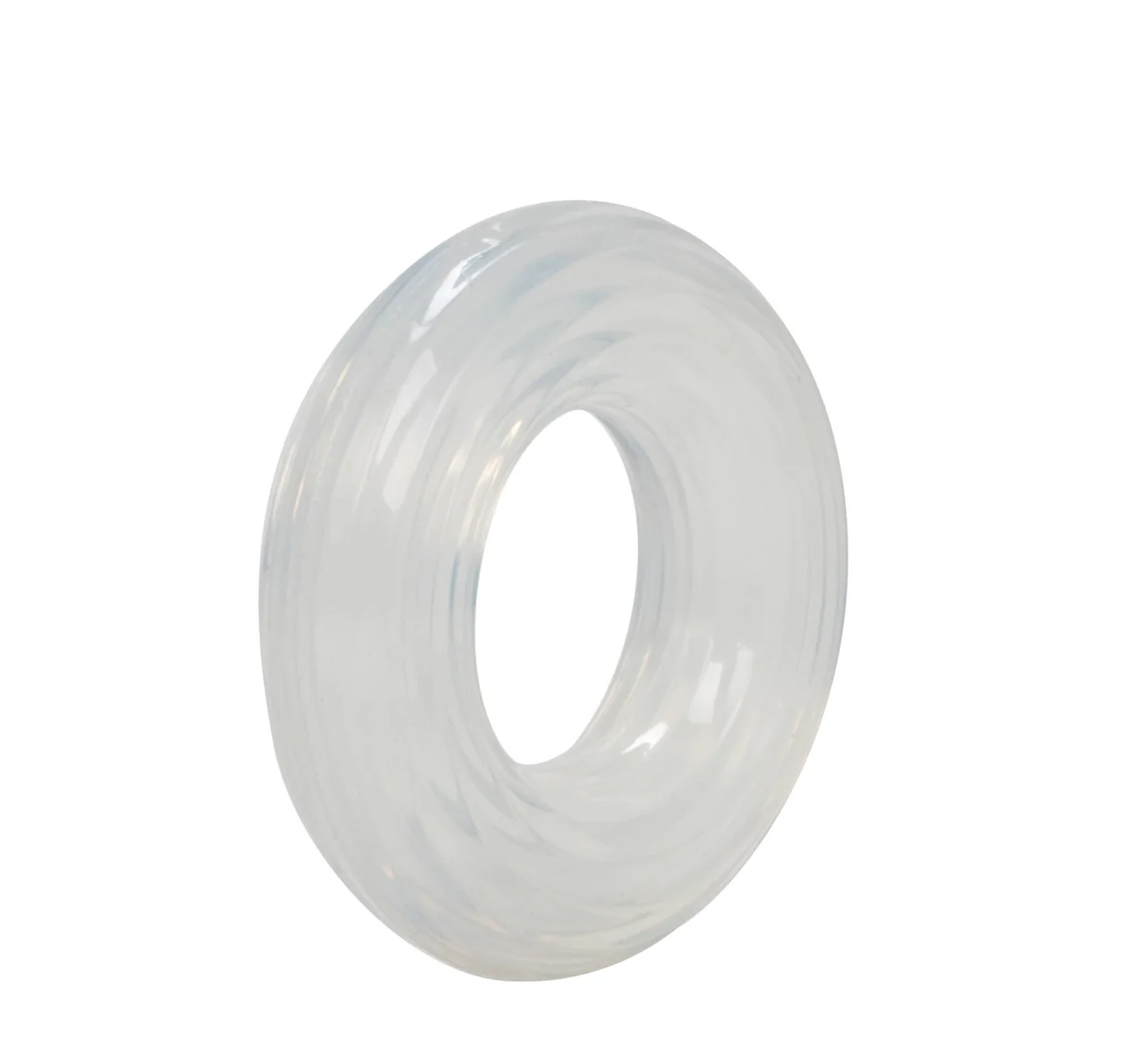 Rings! Premium Silicone Cock Ring - Large - Clear - Image 6