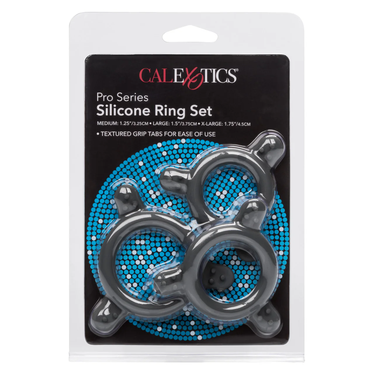 Rings! Pro Series Silicone Cock Ring Set (3 Piece Set) - Image 3