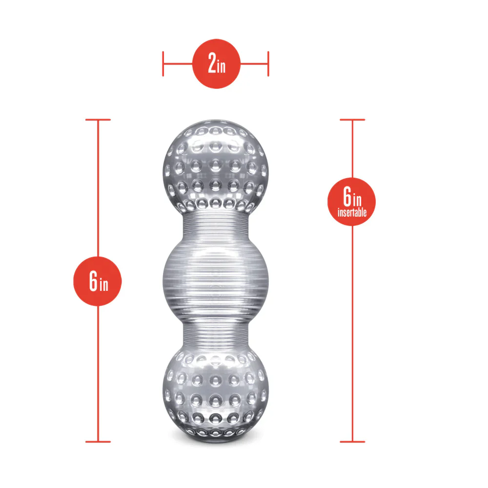 Rize Feelz Multi-Textured Chamber Clear Stroker - Image 2