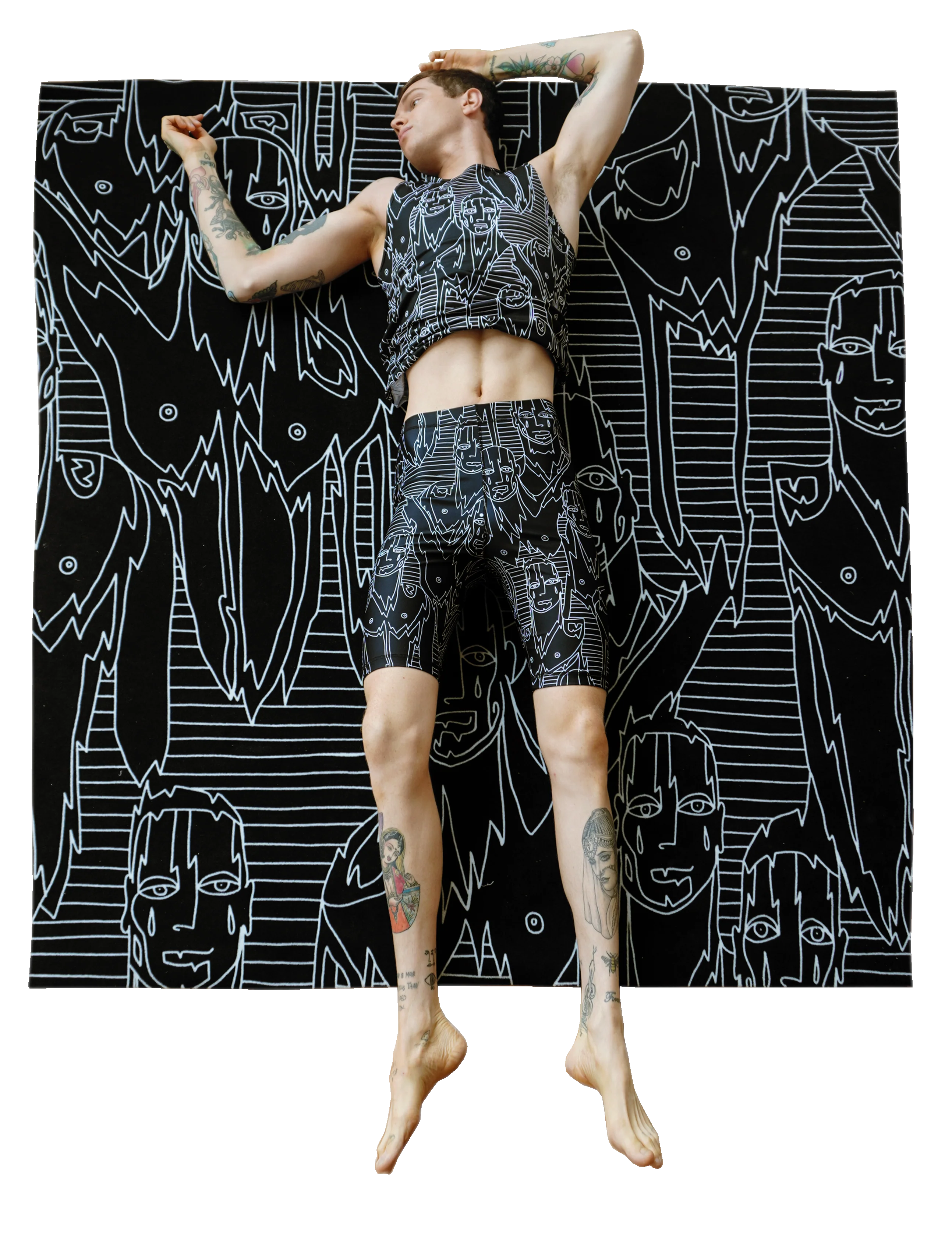 Rug by Patrick Church x HENZEL STUDIO: GET IN LINE