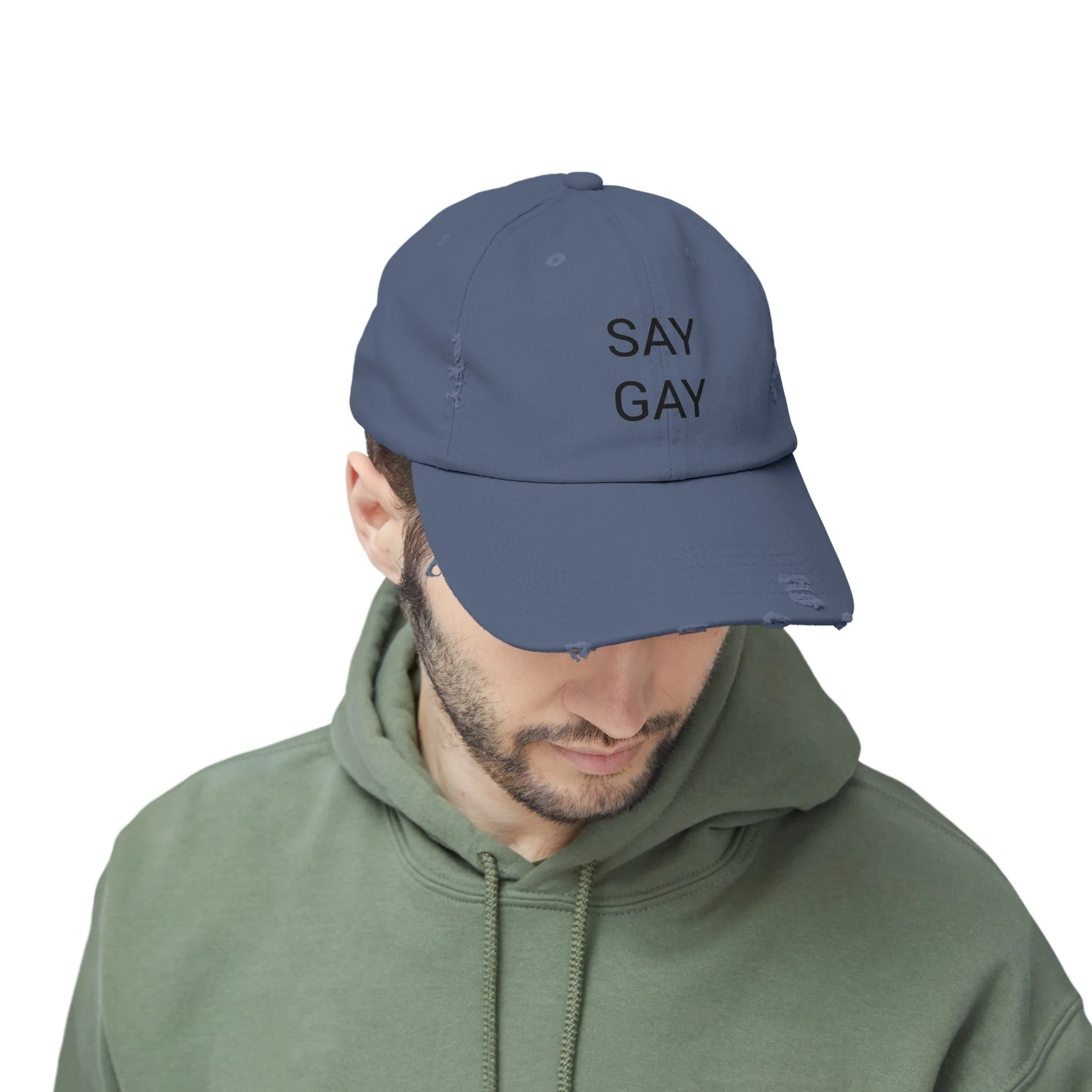 SAY GAY Distressed Cap in 6 colors - Image 24