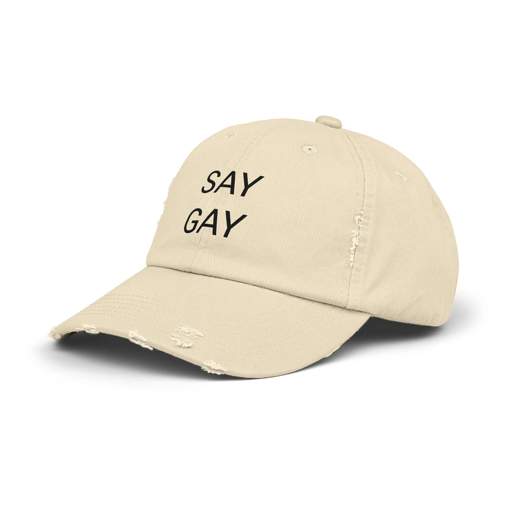 SAY GAY Distressed Cap in 6 colors - Image 27