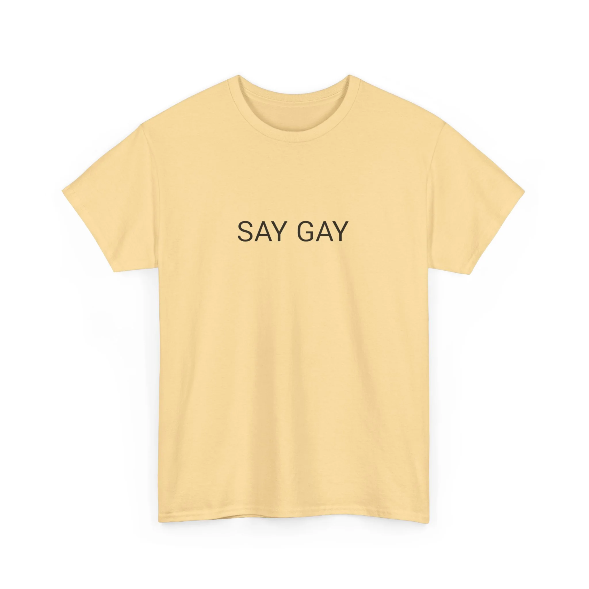 SAY GAY TEE BY CULTUREEDIT AVAILABLE IN 13 COLORS - Image 42