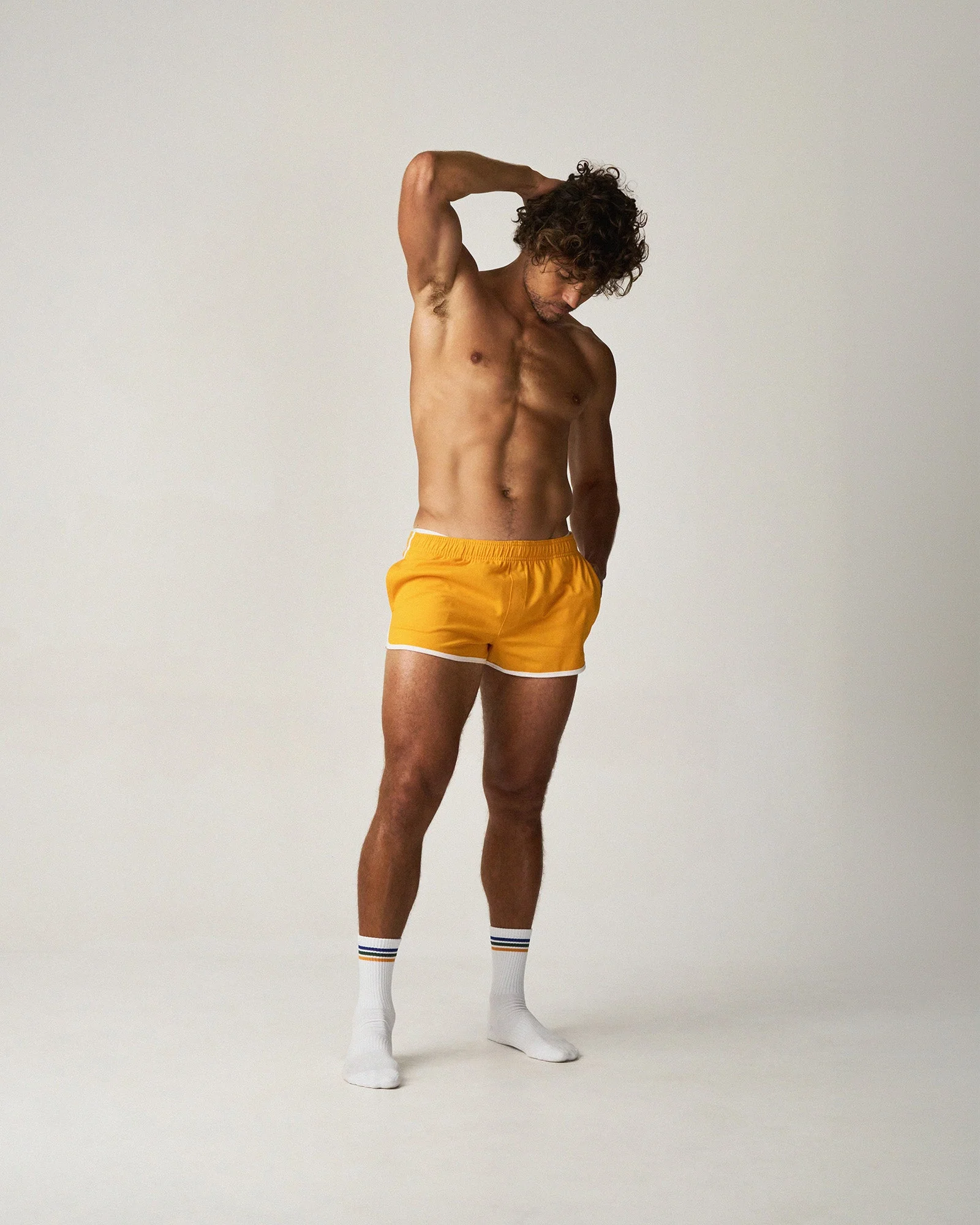 TEAMM8 M.V.P. Retro 2.5" Shorts - Marigold - Image 2