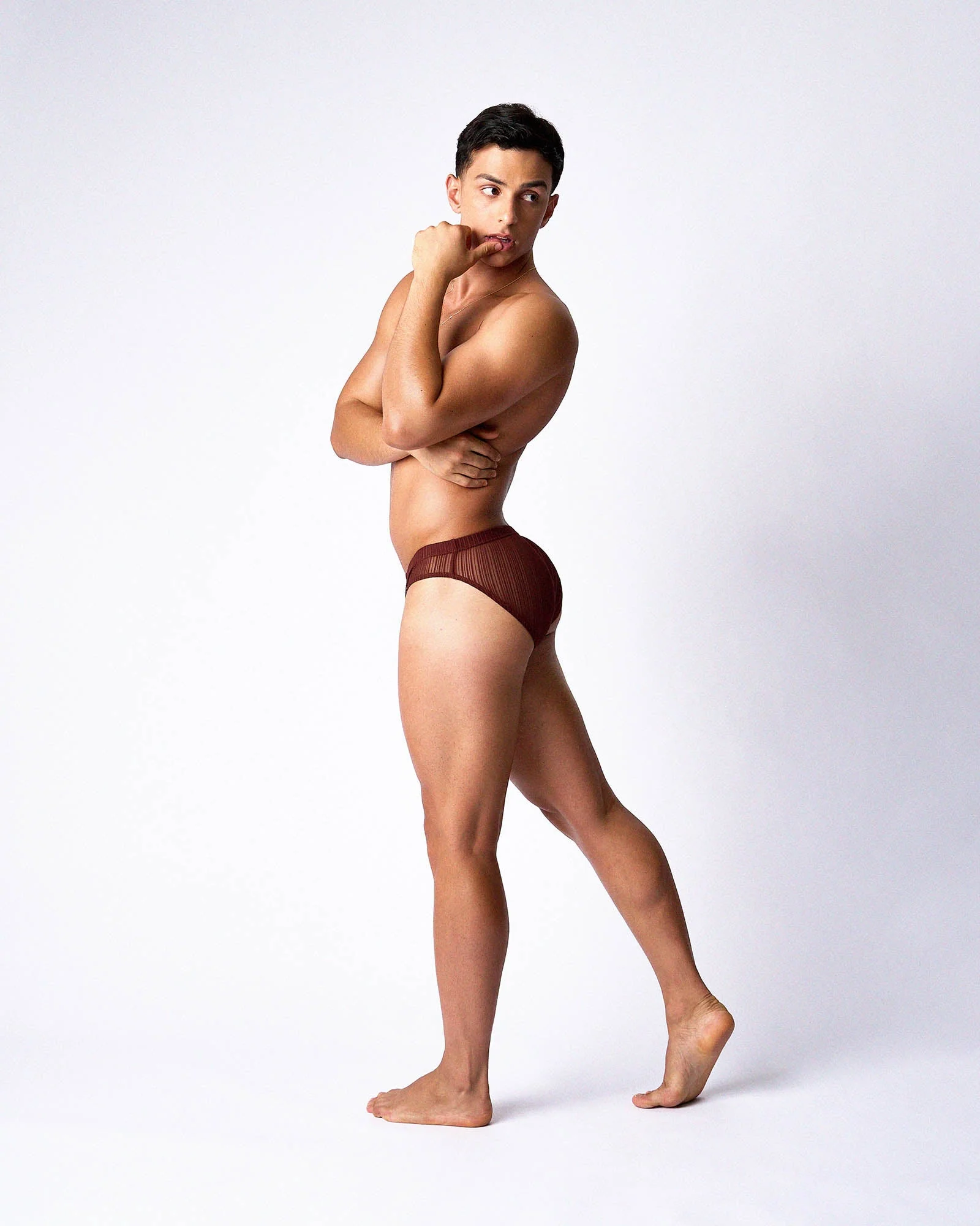 TEAMM8 Romeo Sheer Bikini Brief - Abyss - Image 25