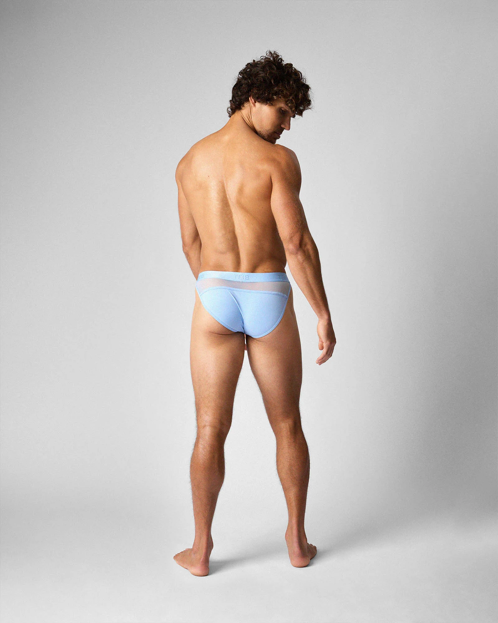 TEAMM8 Score Sheer Sports Brief - Pewter - Image 14