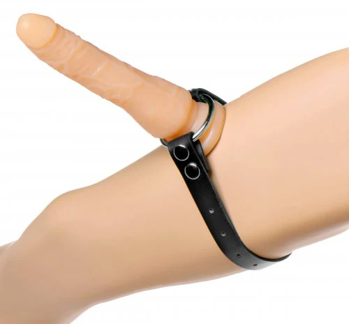 Thigh or Boot Leather Strap On Dildo Harness by Strict Leather - Image 3