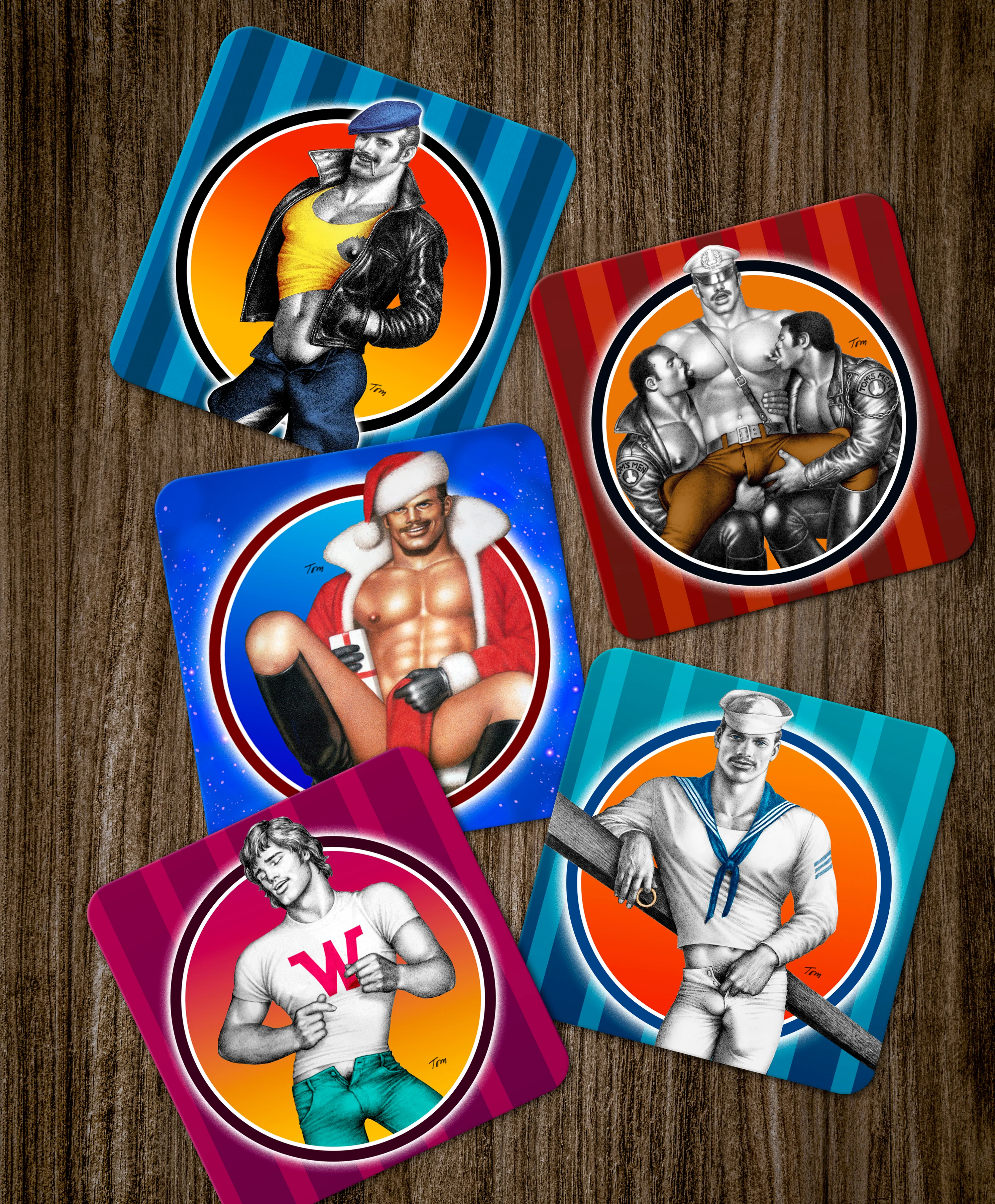 Tom of Finland Nip & Tuck Coaster - Image 3