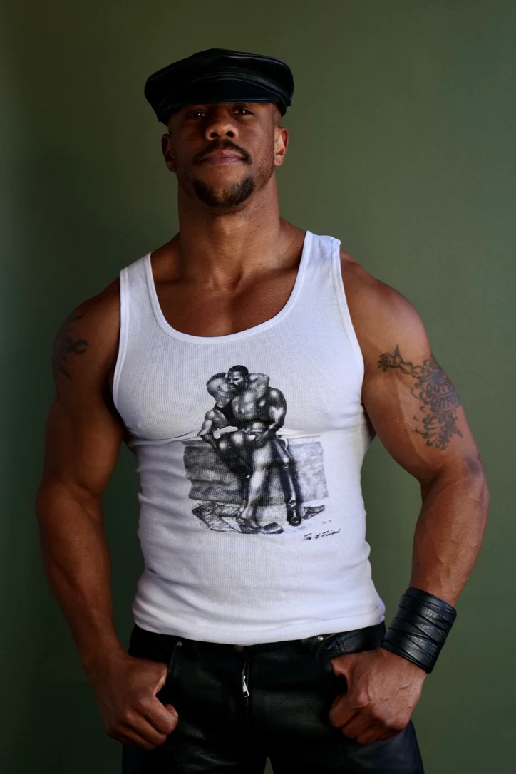 Tom of Finland PASSION Ribbed Tank White - Image 6