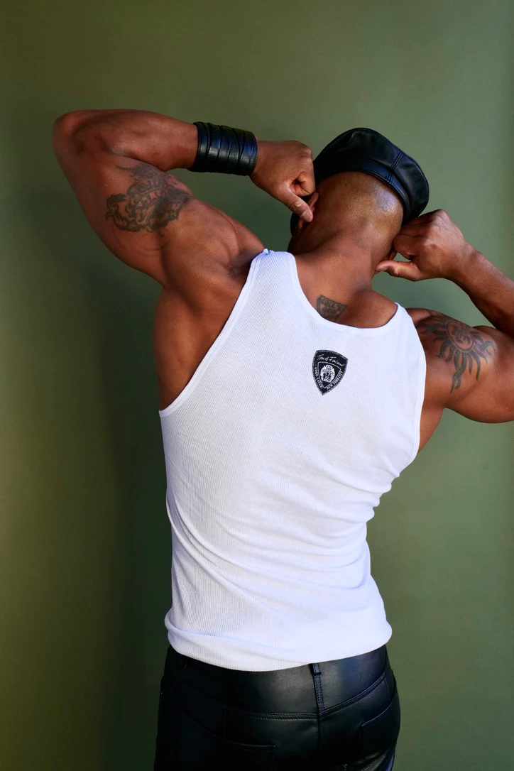 Tom of Finland PASSION Ribbed Tank White - Image 8