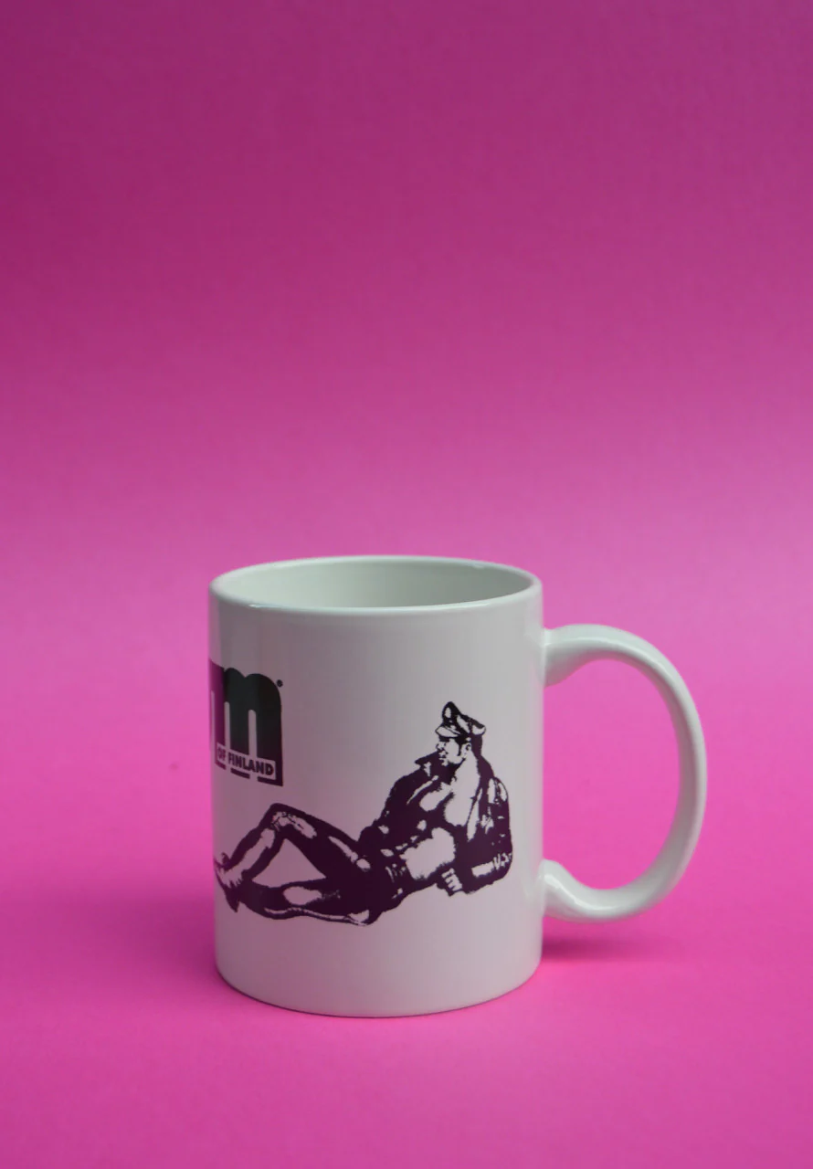 Tom of Finland Reclining Leatherman Ceramic Coffee Mug - Image 5