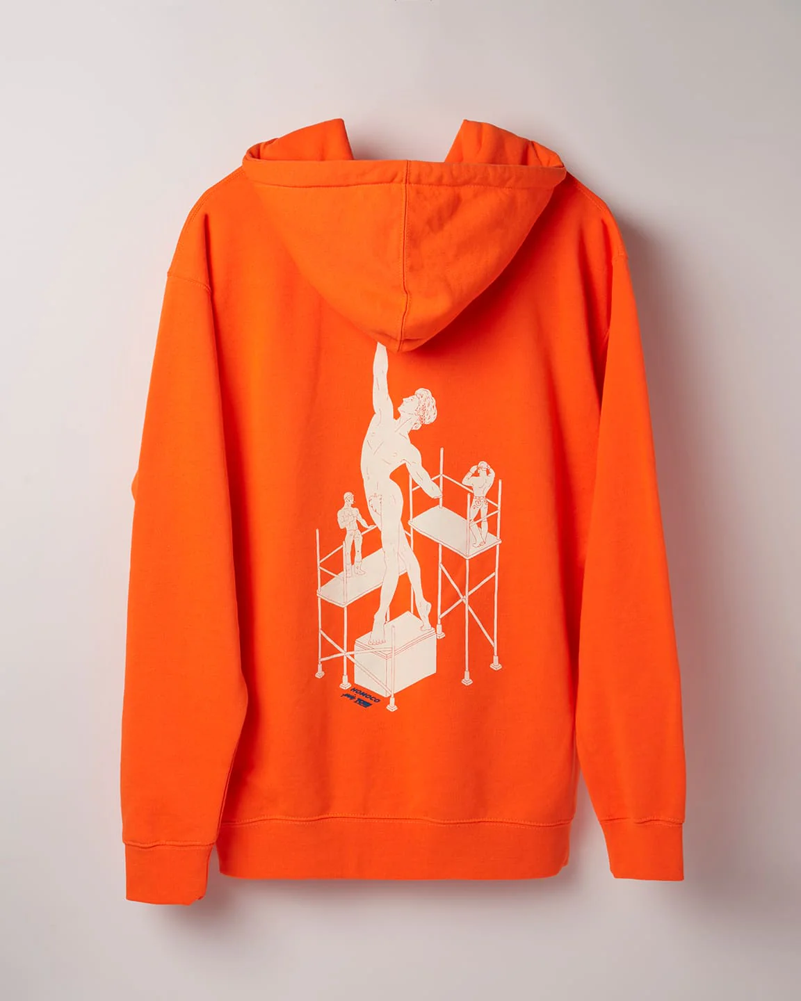 Tom of Finland Safety Orange Lover of Many Hoodie By HOMOCO - Image 6
