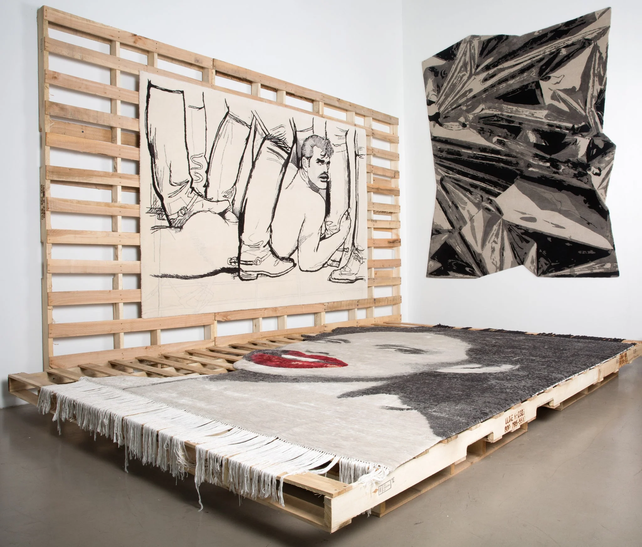 Tom of Finland, Untitled, 1982 (Art carpet by Henzel Studio) - Image 3