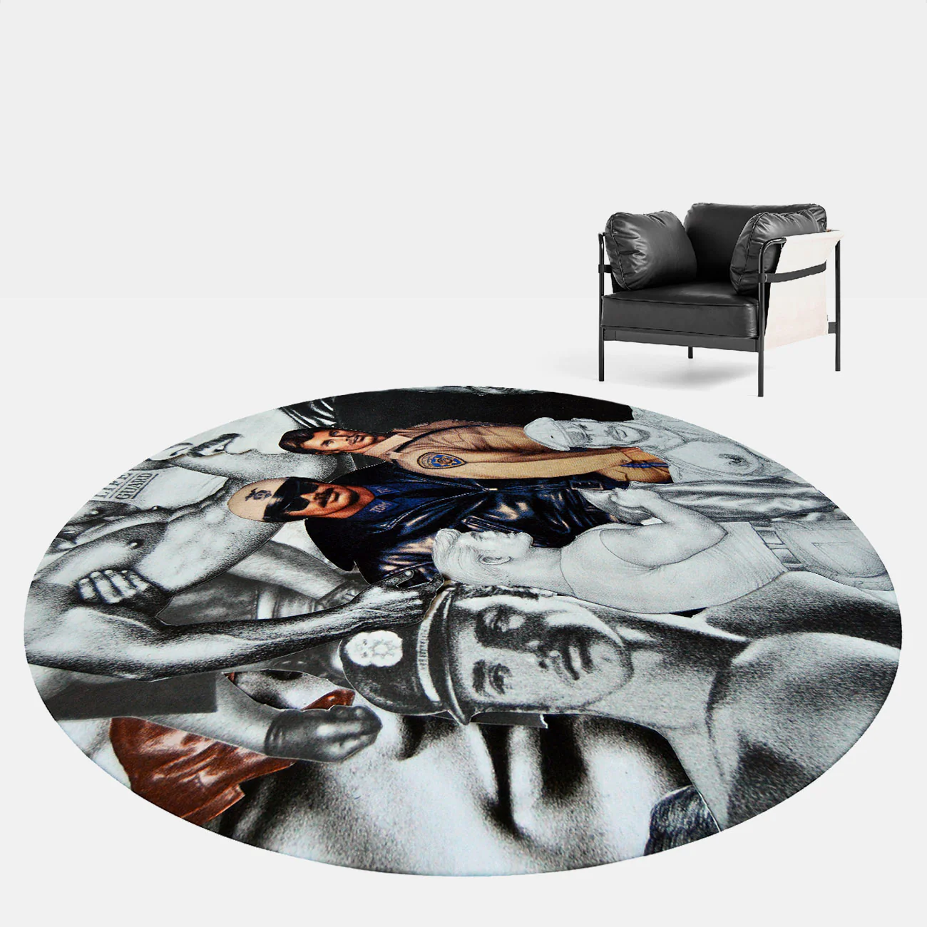 Tom of Finland x HENZEL STUDIO, Collage, 2017 (Art carpet by Henzel Studio) - Image 2