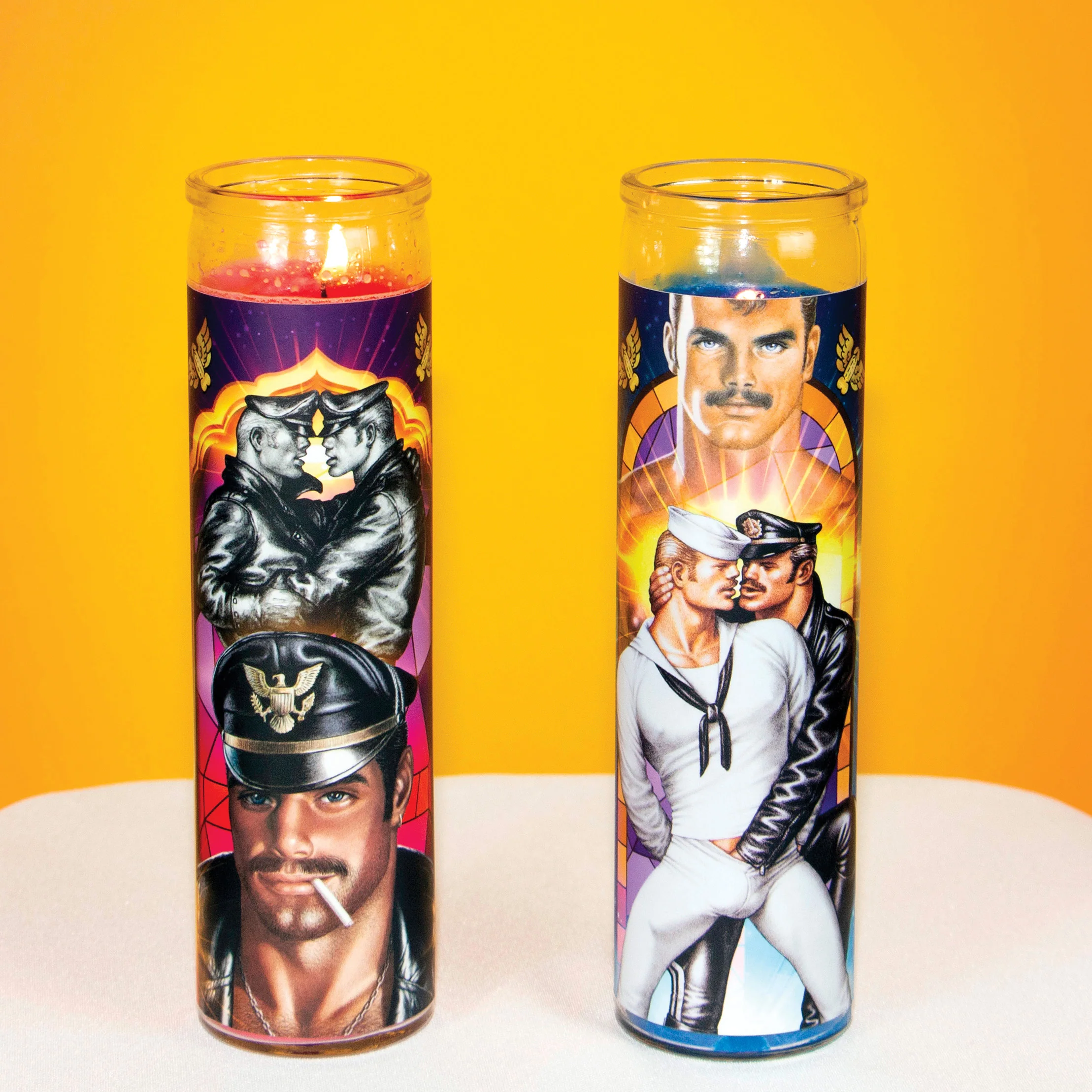 Tom of Finland "SAINT SLUTTY SAILOR " Prayer Candle by Peachy Kings - Image 4