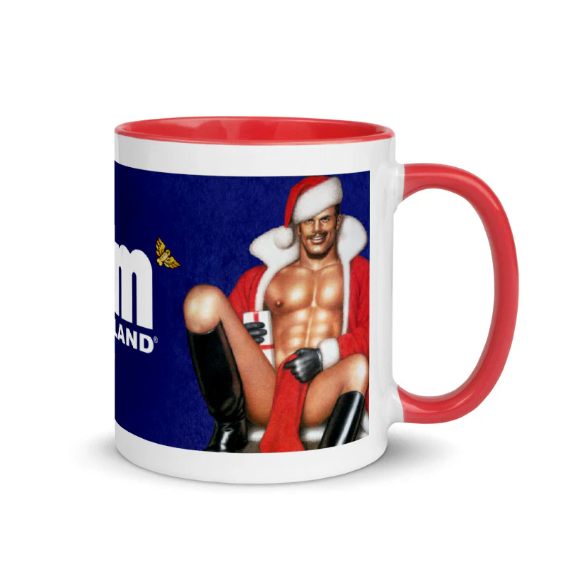 Tom of Finland XMAS Coffee Mug by Peachy Kings - Image 3