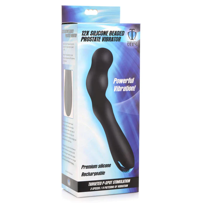 Trinity Vibes 12X Silicone Beaded Prostate Vibrator - Image 6