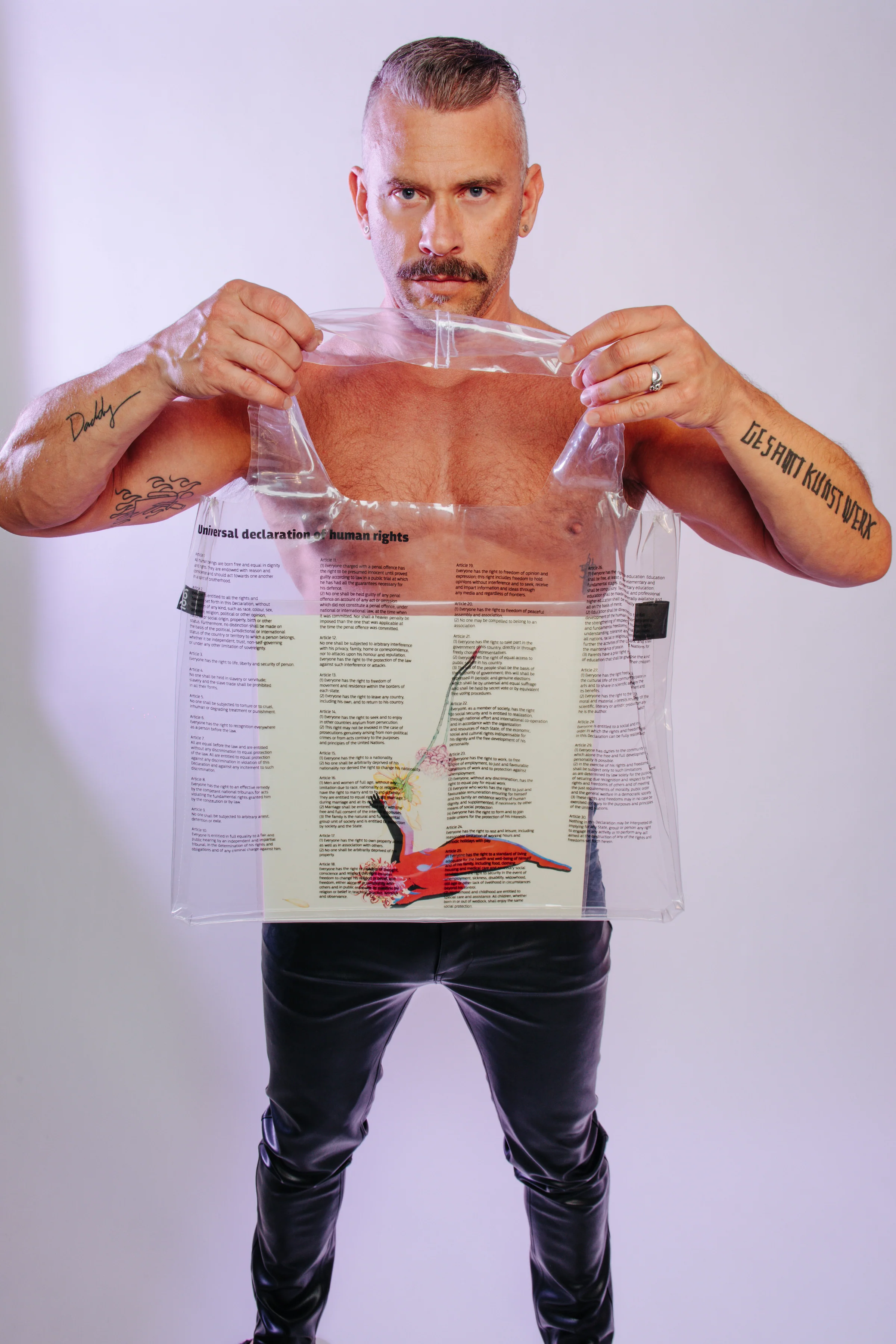 Universal Declaration of Human Rights TRANSPARENT Bag BY LOQI - Image 3