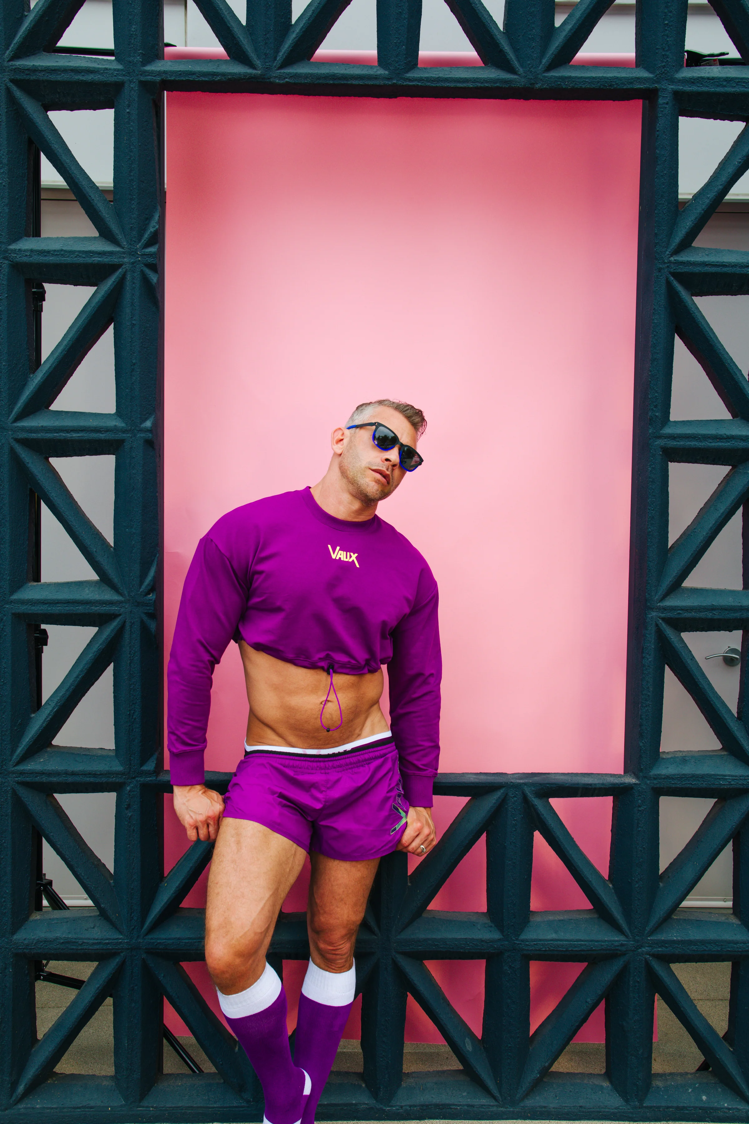 VAUX COTTON CANDY CROPPED TOP BY CELLBLOCK13 - Purple - Image 16
