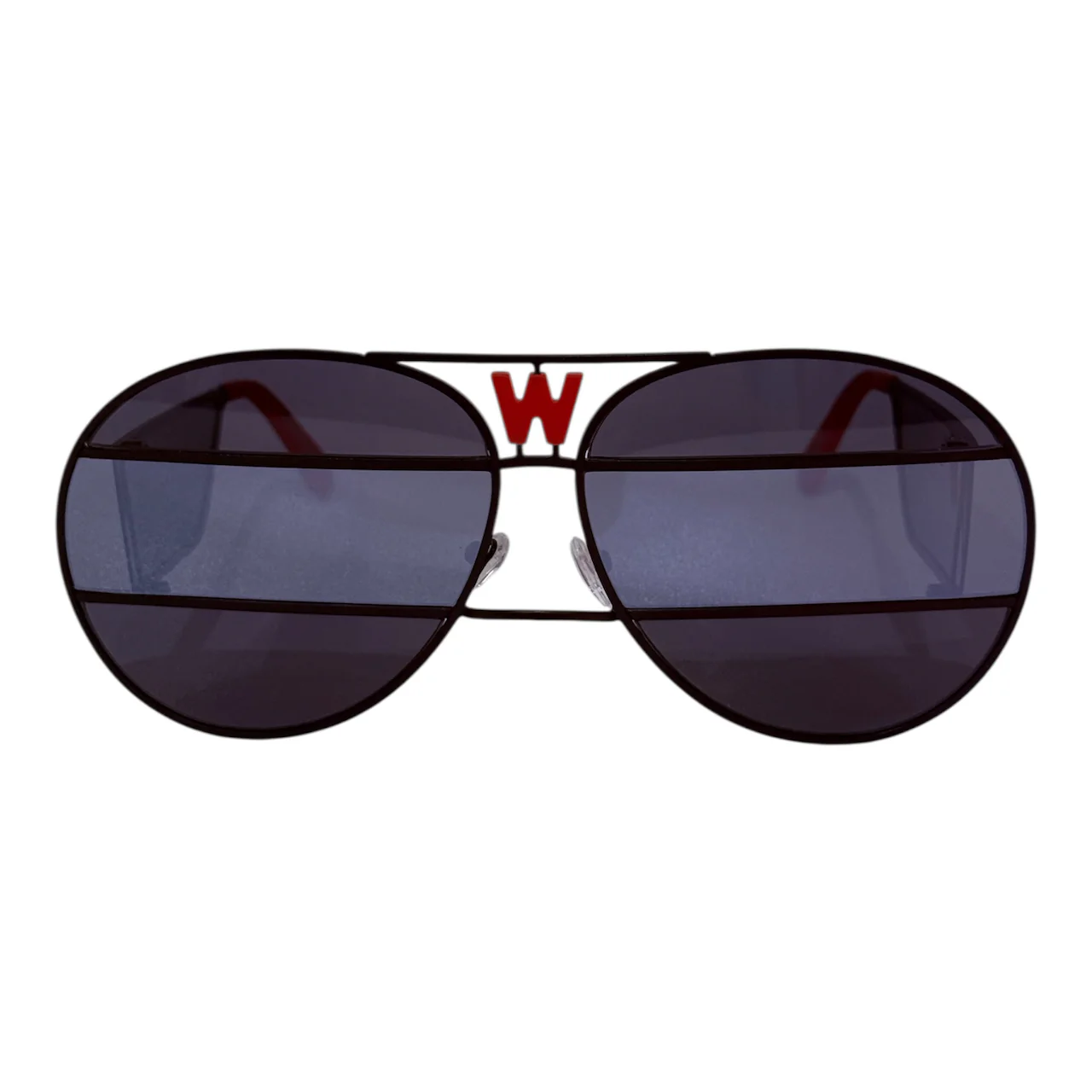WALTER VAN BEIRENDONCK brutal pilot sunglasses - black mirror - Image 2