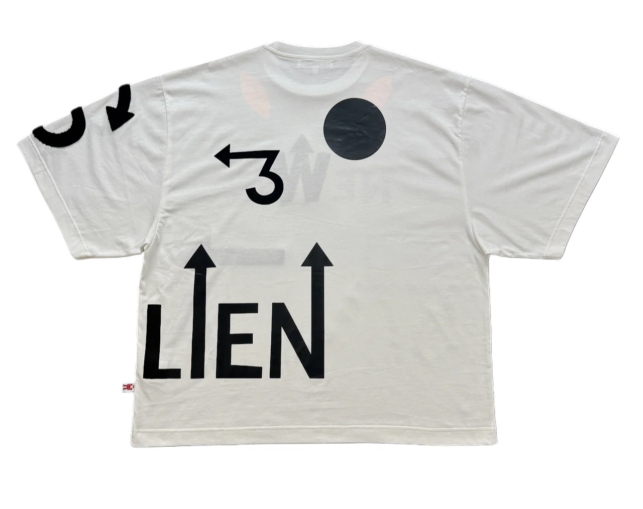 Walter Van Beirendonck WE ARE TEE OVERSIZED WHITE - Image 3