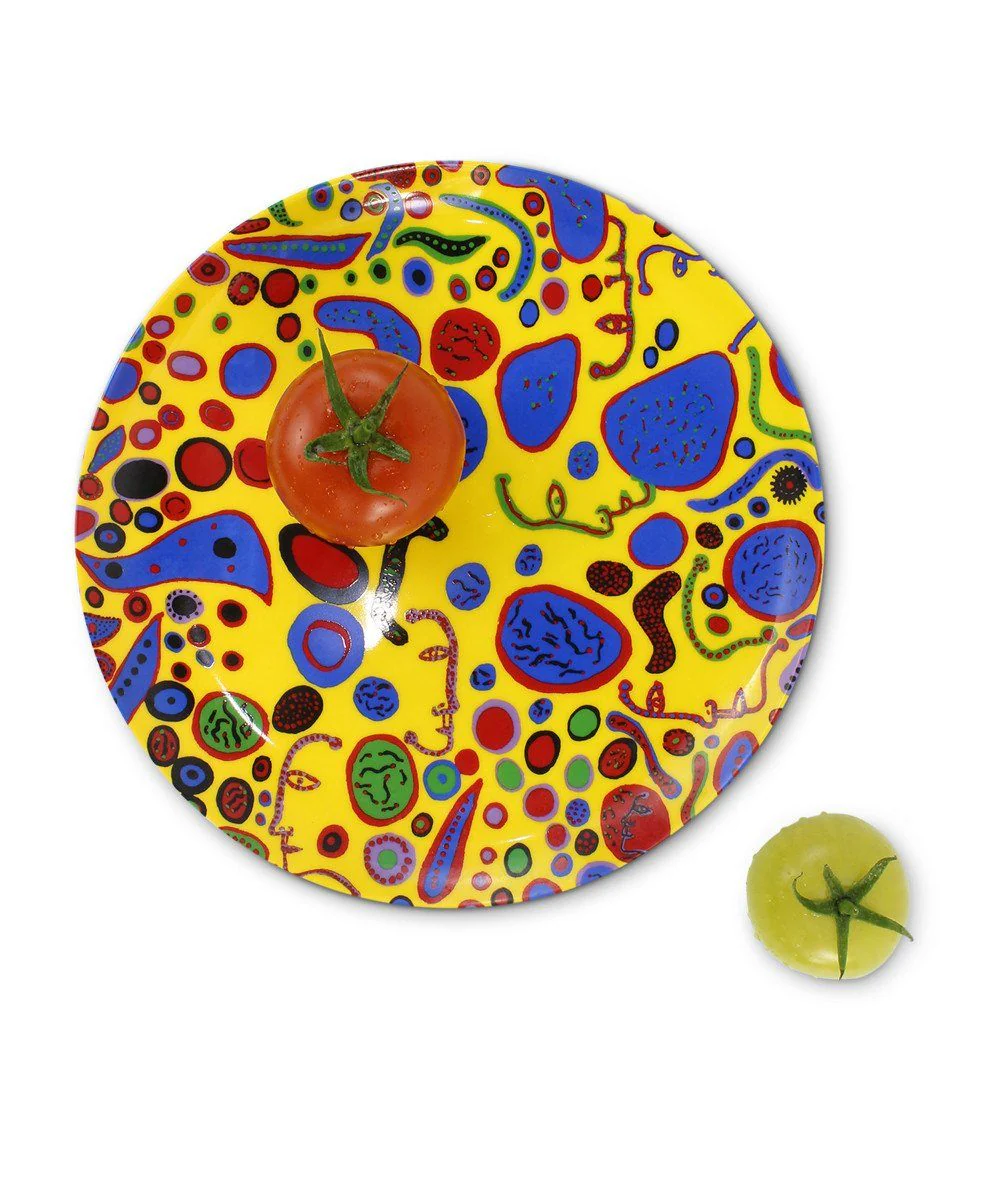 Yayoi Kusama x Third Drawer Down Love Was Infinitely Shining Ceramic Plate - Image 4