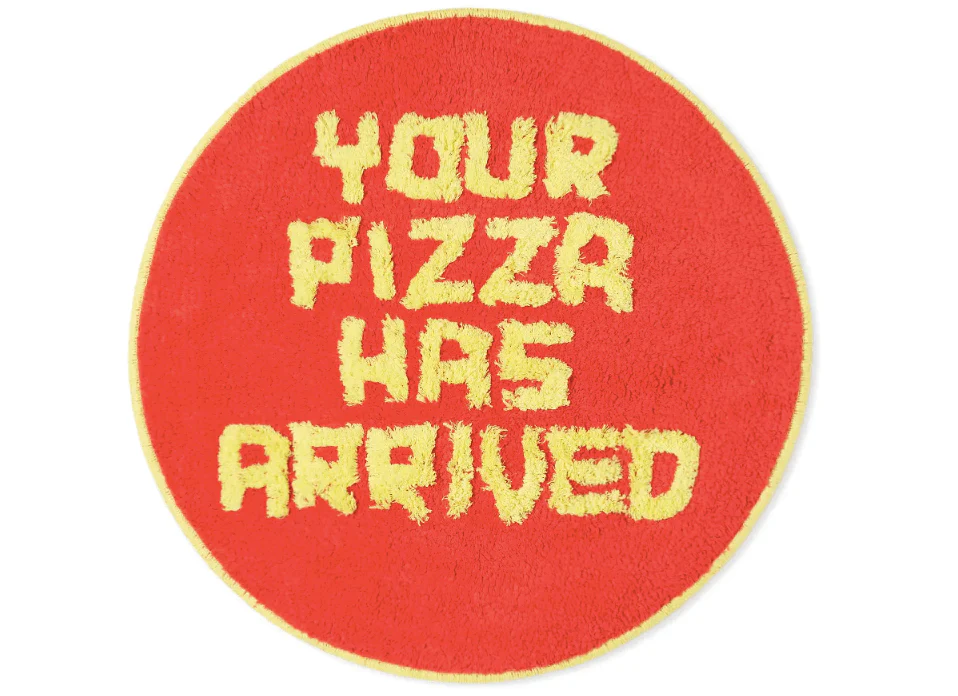 Your Pizza Has Arrived Shaggy Floor Mat Third Drawer Down x David Shrigley - Image 2