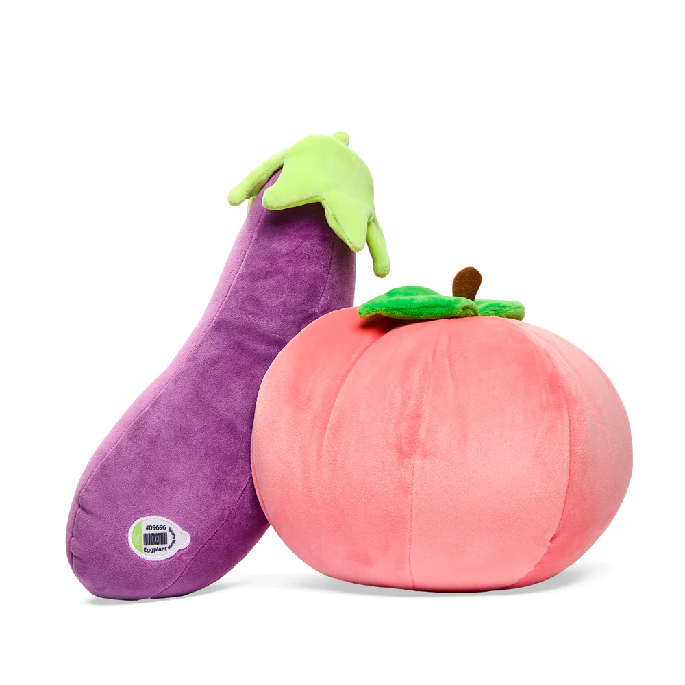 YUMMY WORLD EARNEST EGGPLANT & GEORGIA PEACH PLUSH 2-PACK - Image 7